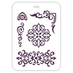 Трафарет Event Design ВНТ-042 "Виньетки и уголок 2", 31х21 см